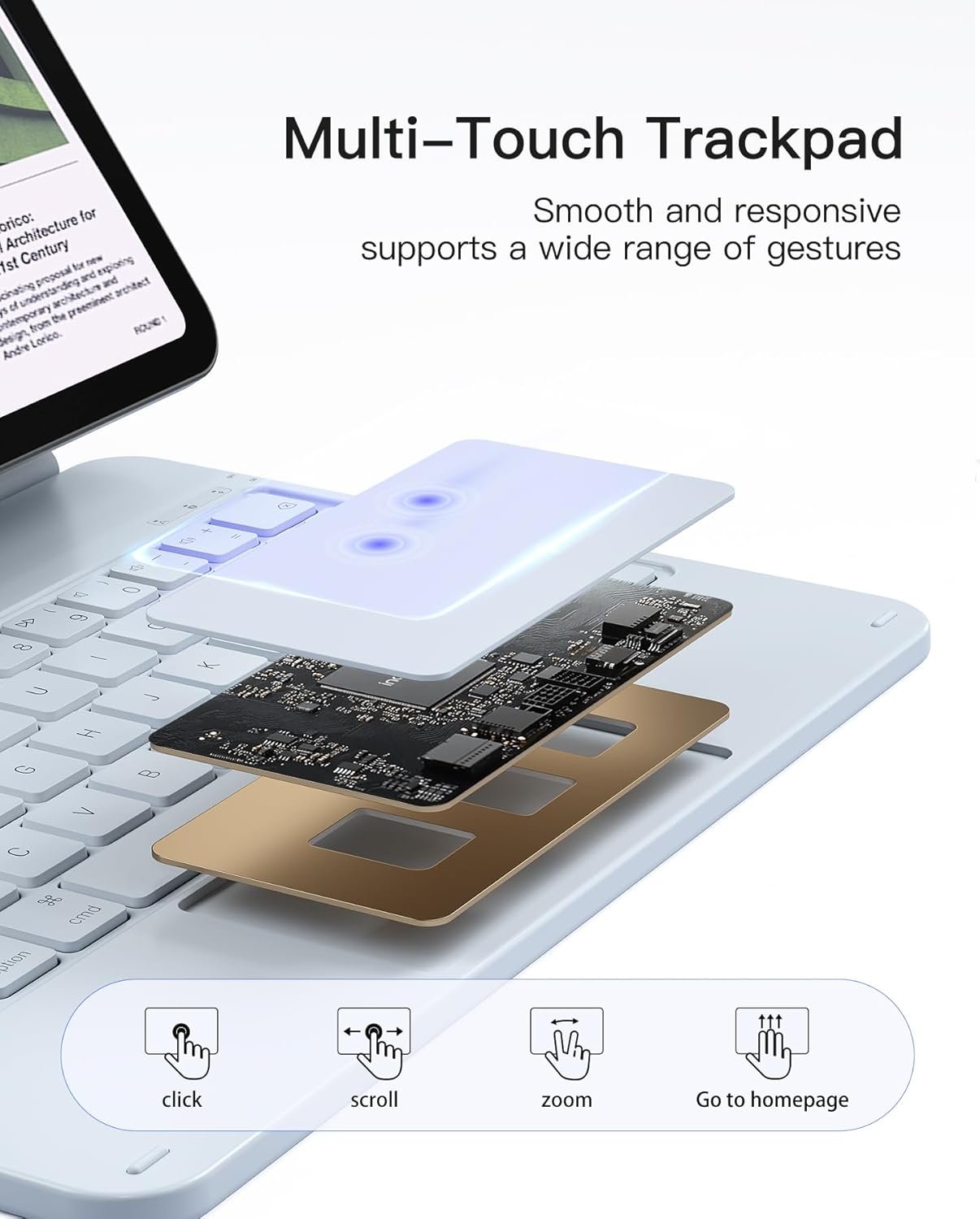 Funda Teclado Magnético para iPad 10ª/11ª Gen 📱 - Imagen 7