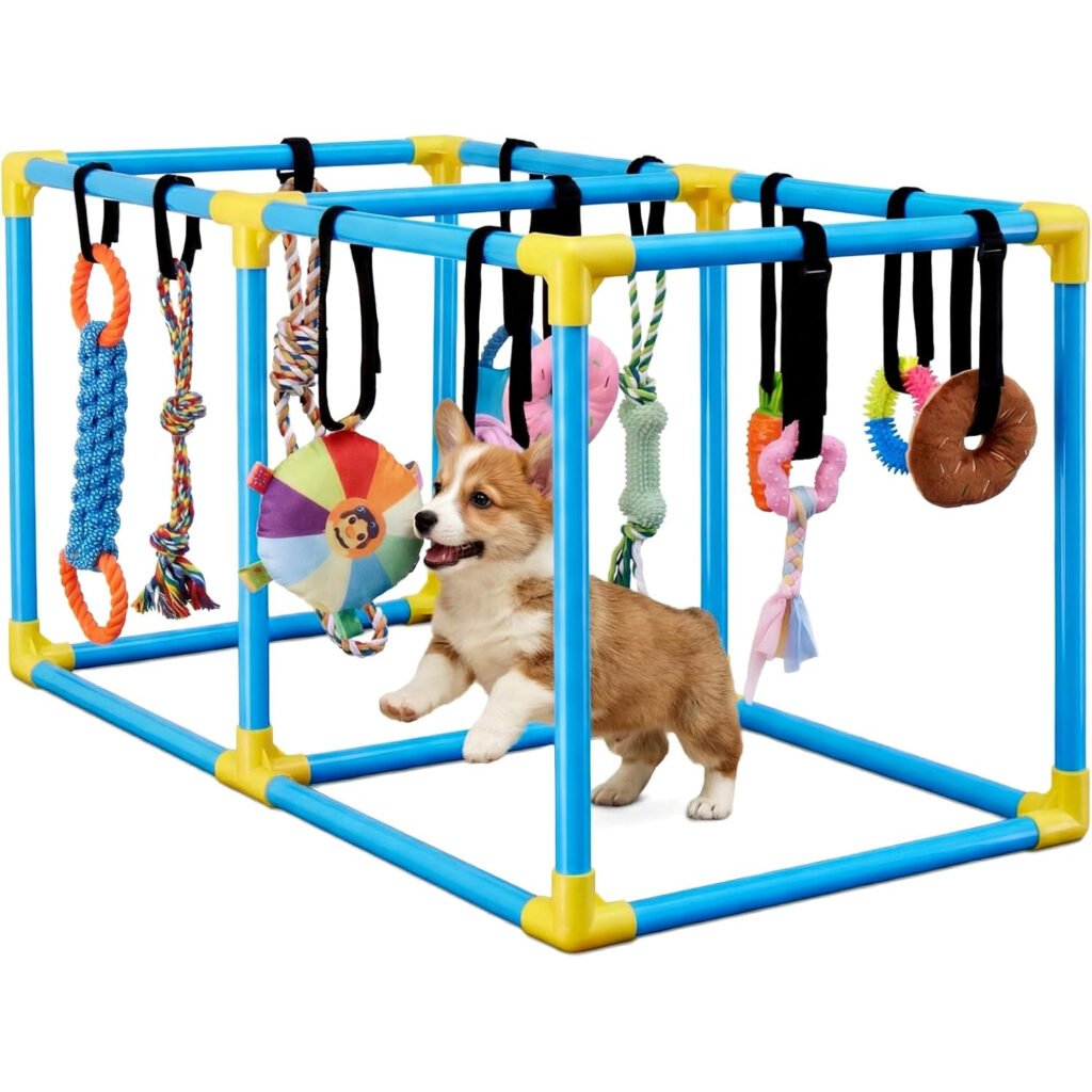 Gimnasio de Juego para Cachorros con 12 Juguetes Interactivos