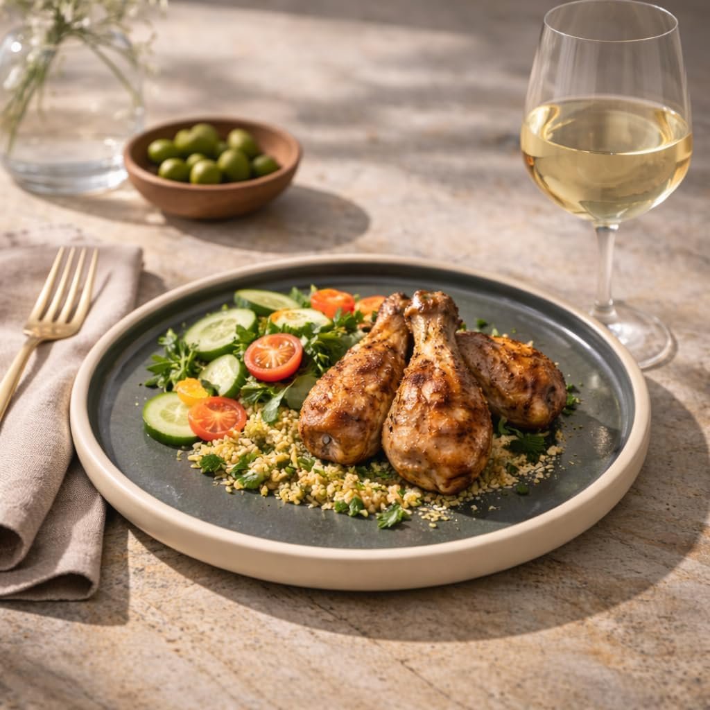 Juego de Platos de Cena de 10.2 pulgadas - Azul 🌟 - Imagen 2