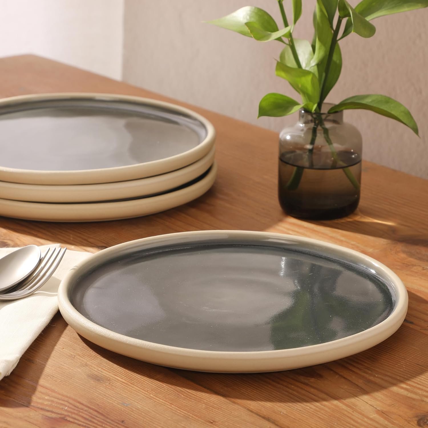 Juego de Platos de Cena de 10.2 pulgadas - Azul 🌟 - Imagen 6