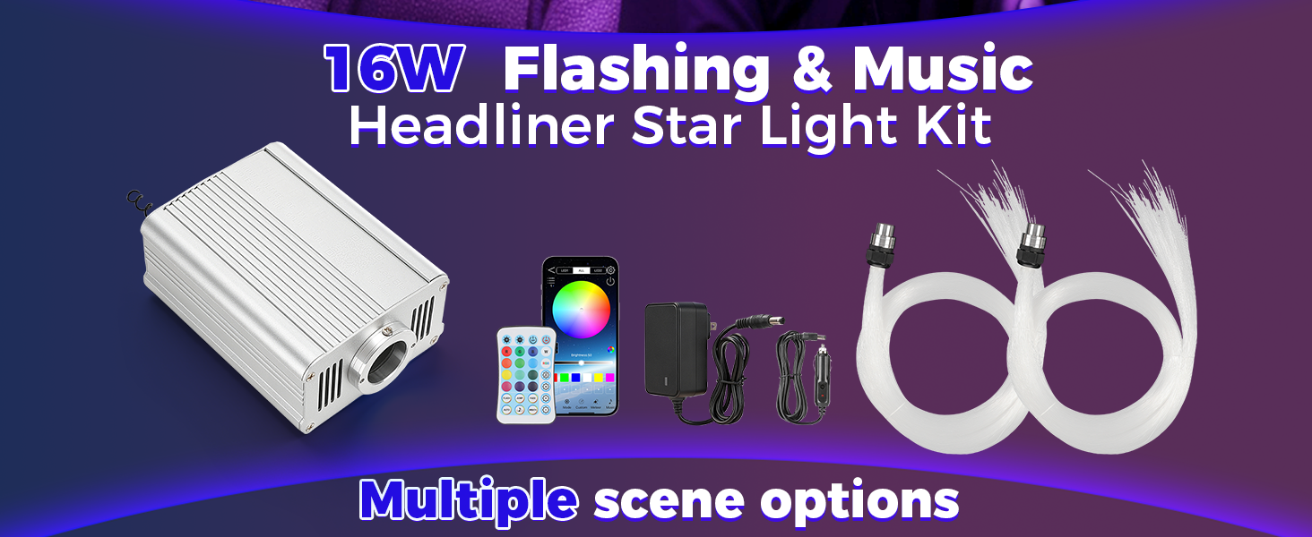 Kit de Luces de Techo Starlight 500PCS - Imagen 10