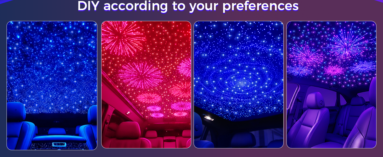 Kit de Luces de Techo Starlight 500PCS - Imagen 11
