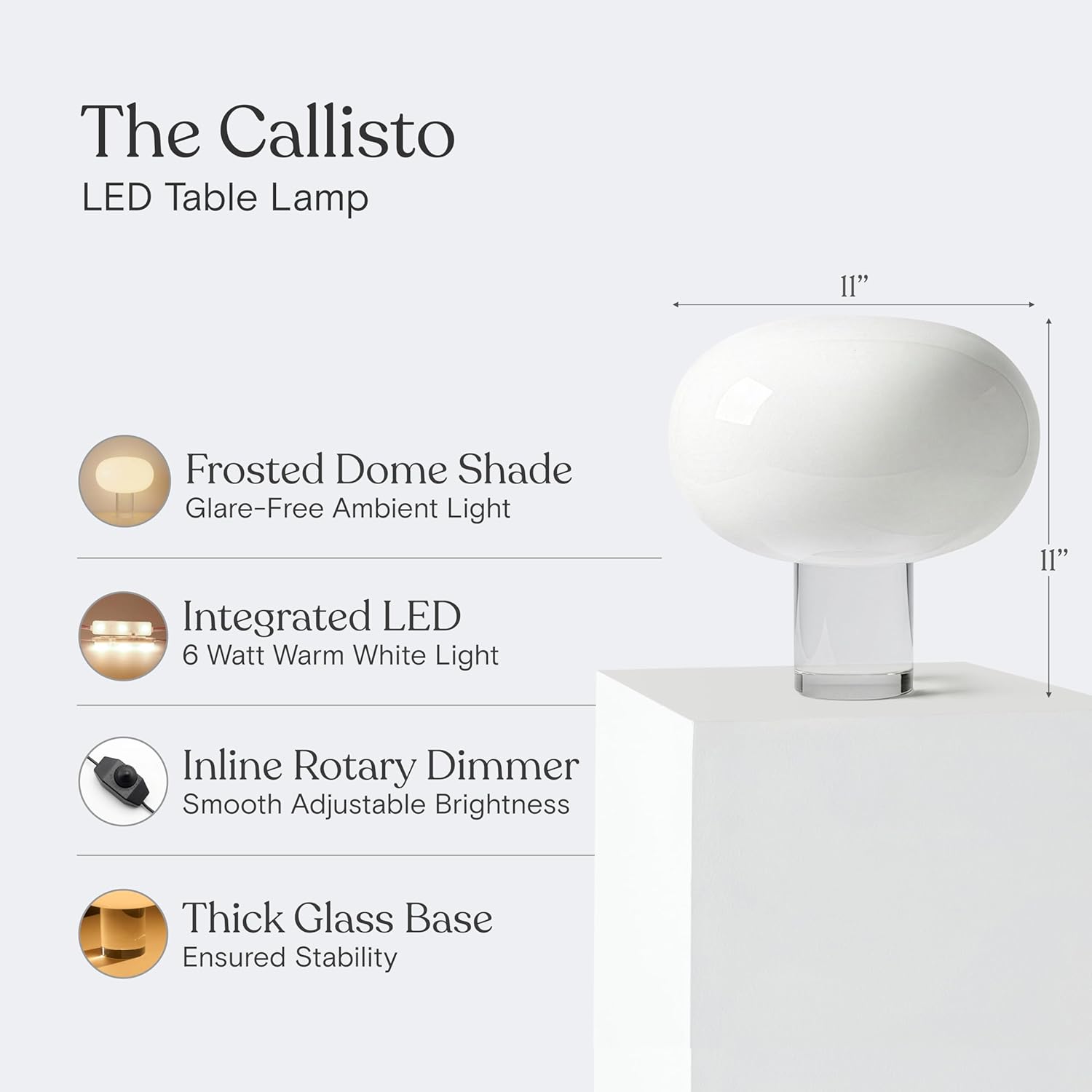 Lámpara de Mesa LED Brightech Callisto con Envío Gratis 🚚 - Imagen 3