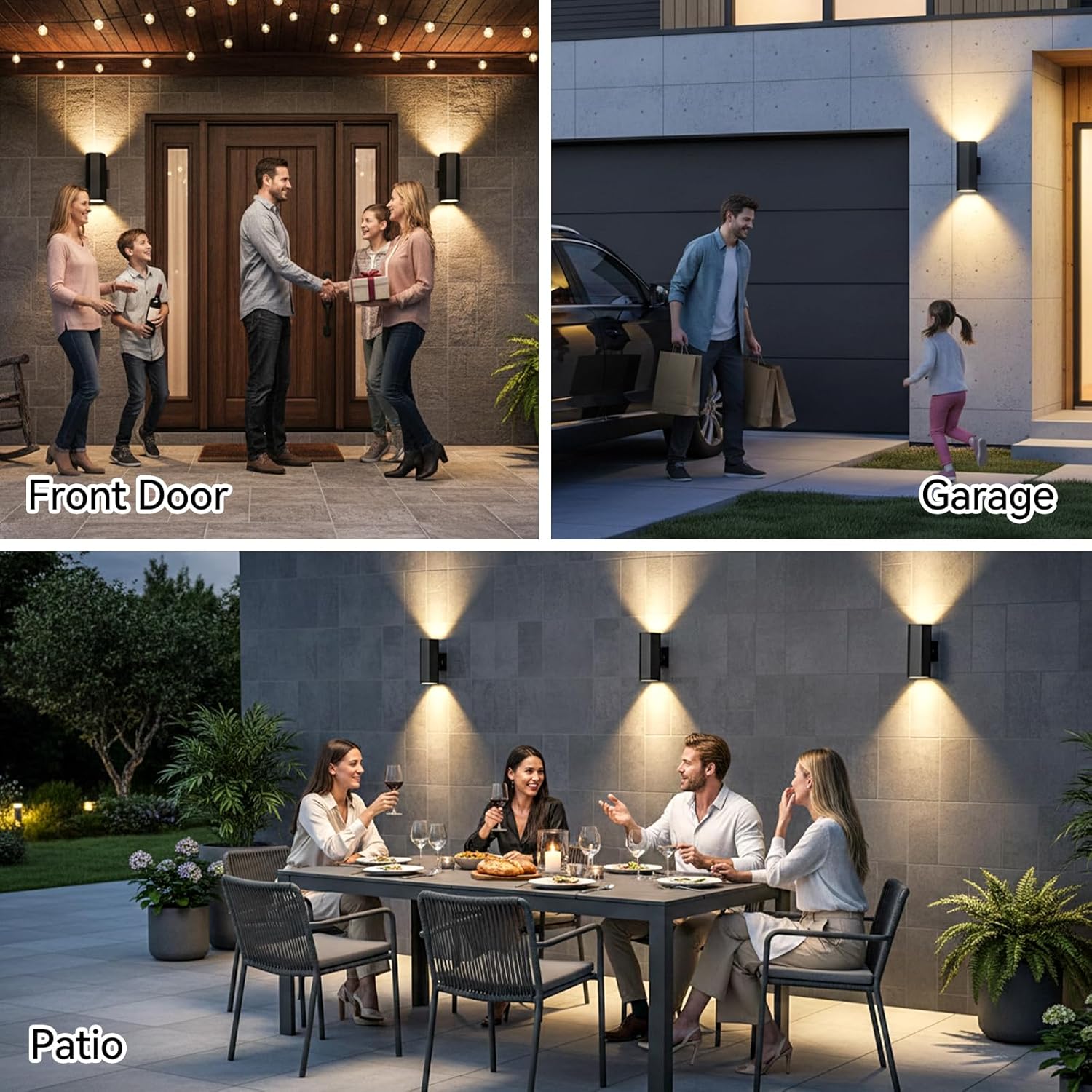 Lámparas de Pared para Exteriores IP65 Impermeables - Imagen 5