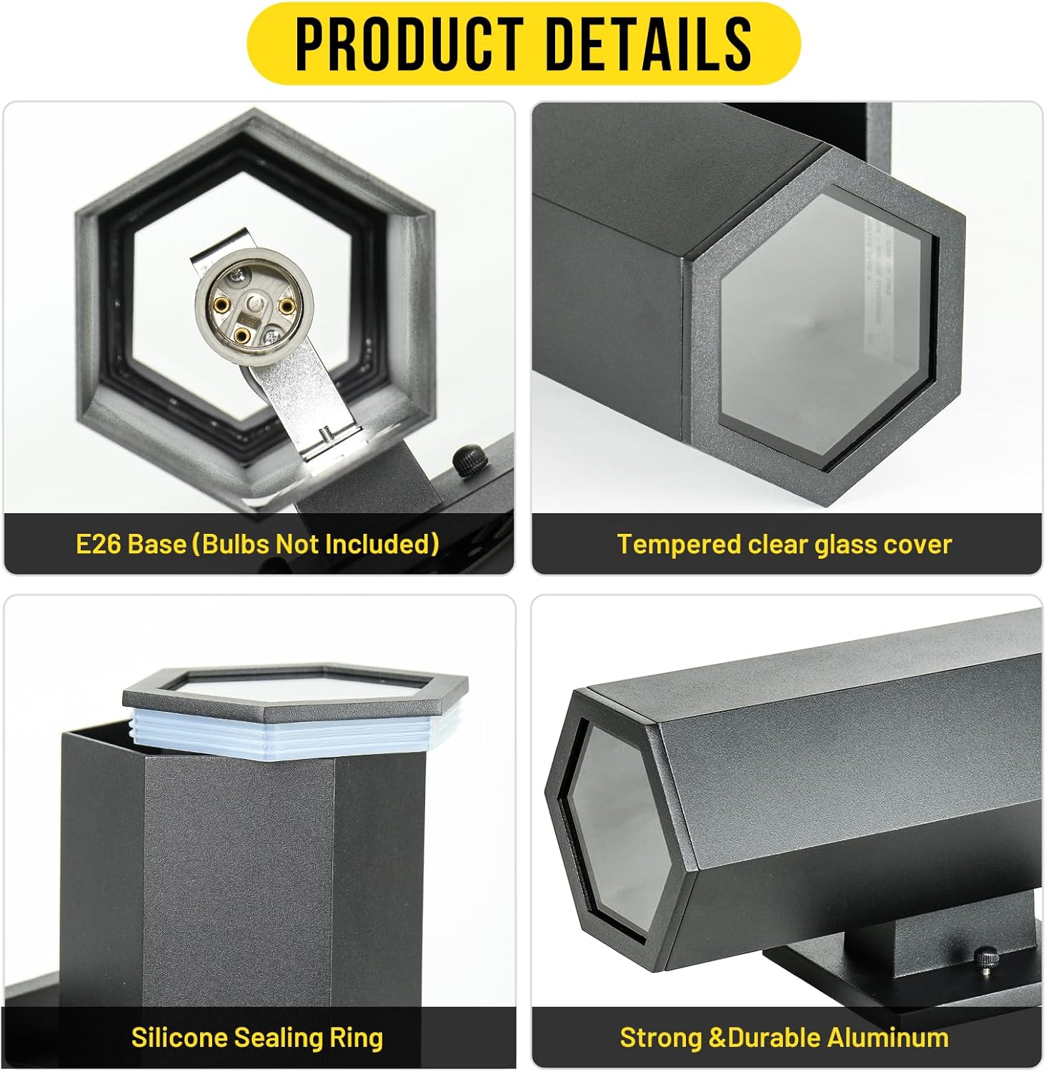 Lámparas de Pared para Exteriores IP65 Impermeables - Imagen 6