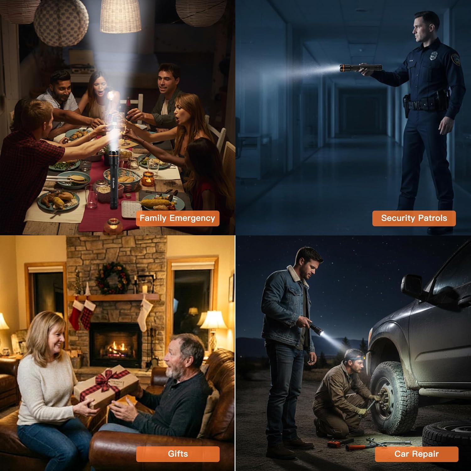 Linterna LED de Alta Potencia para Emergencias - Imagen 7