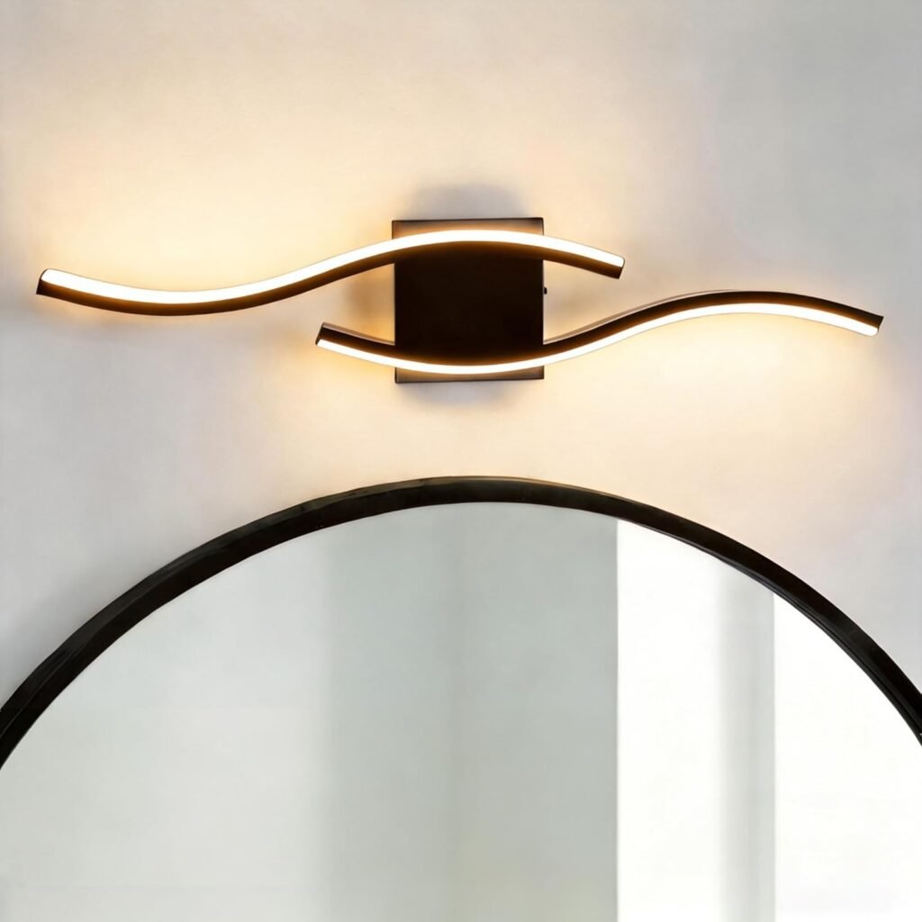 Luz de Tocador LED para Baño 23.6 pulgadas - Negro