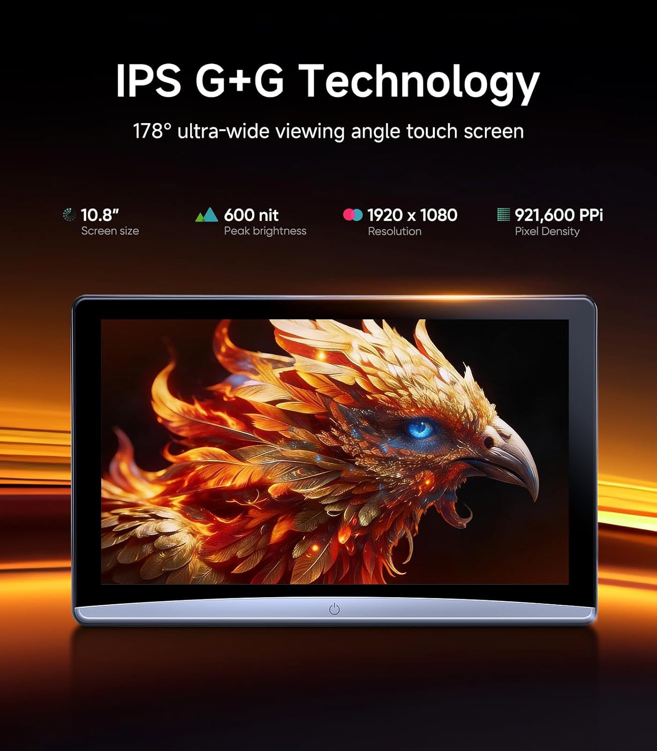 Monitor de Cabecera Android 13 de 10.8 pulgadas con WiFi 5G - Imagen 3