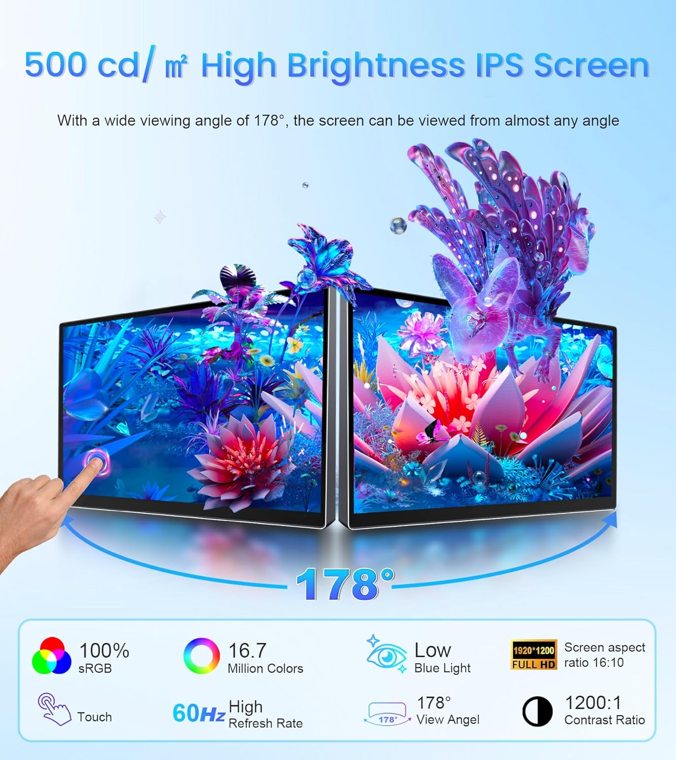 Monitor Portátil Táctil FHD de 14 Pulgadas 🌟 - Imagen 3