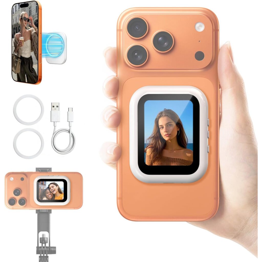 Pantalla Selfie Magnética para iPhone 📱
