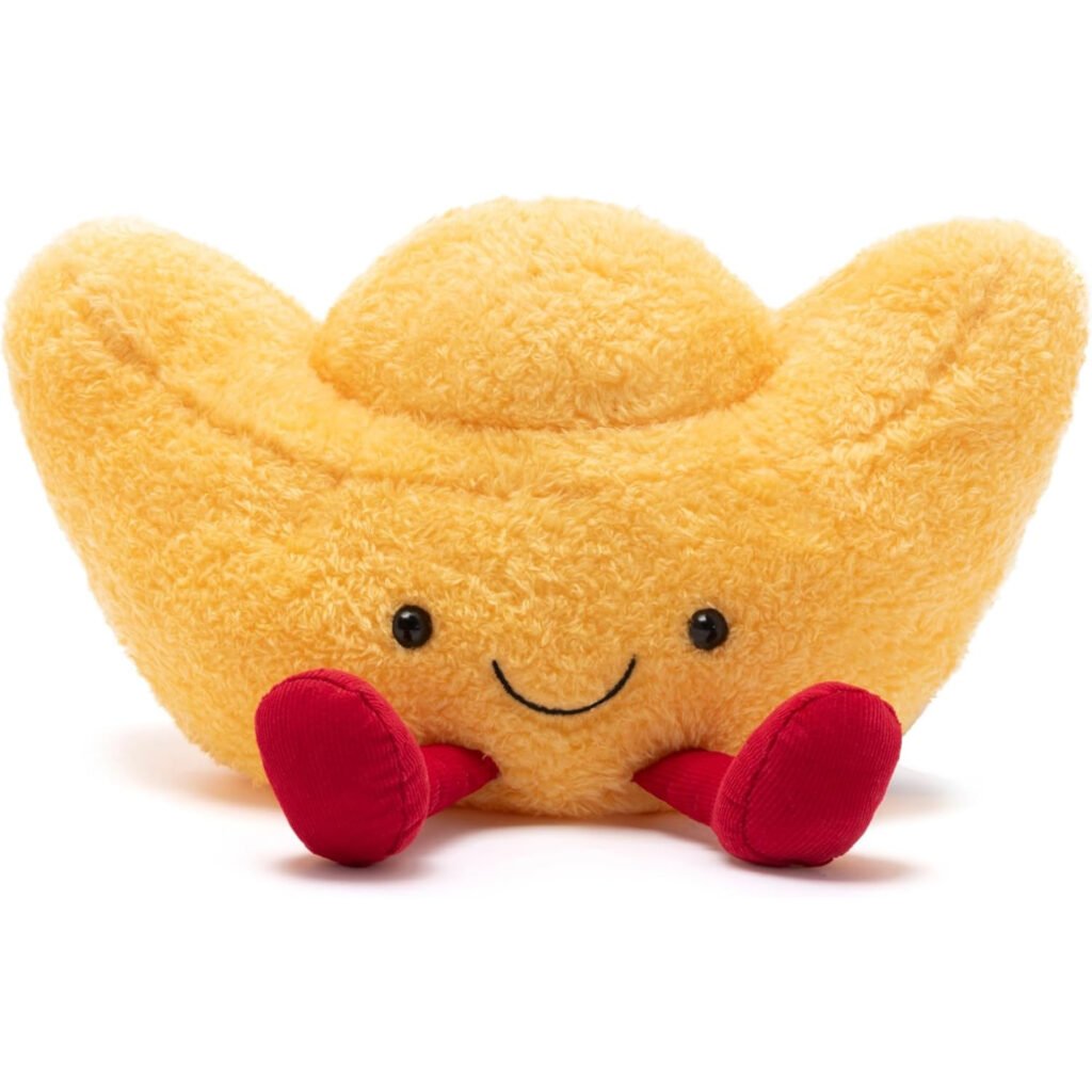 Peluche Ingot de la Suerte - Atrae Riqueza y Buena Fortuna 🧧