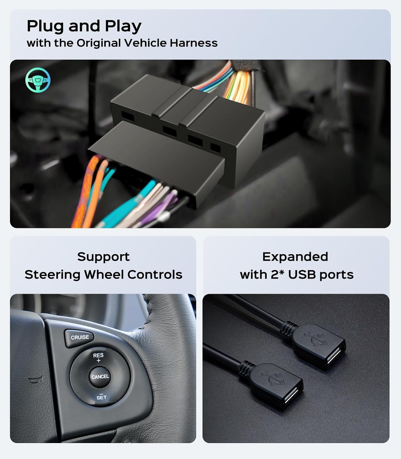 Radio de Coche 9 Pulgadas para Honda CRV 2012-2016 con CarPlay Inalámbrico - Imagen 6