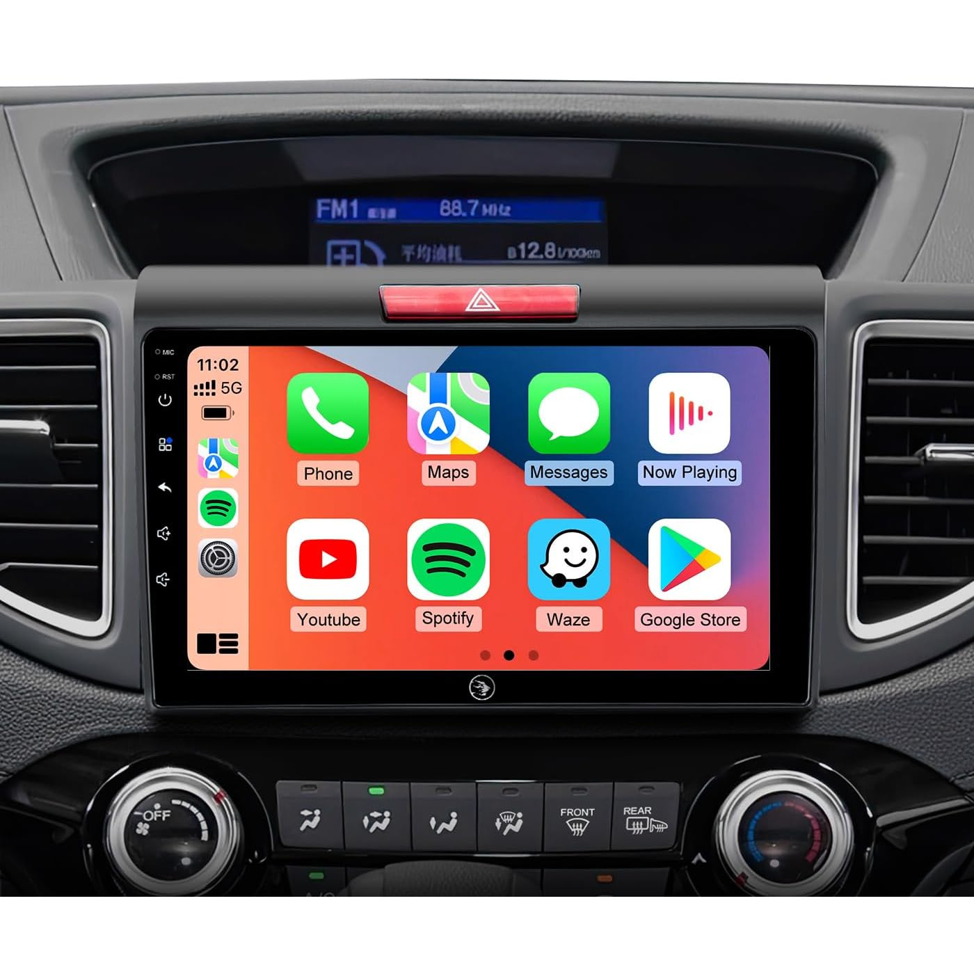 Radio de Coche 9 Pulgadas para Honda CRV 2012-2016 con CarPlay Inalámbrico