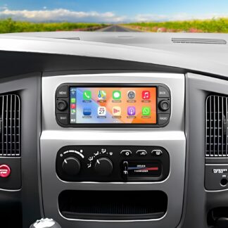 Radio estéreo para Dodge RAM y Jeep con CarPlay y Android Auto