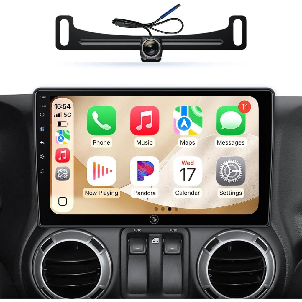Radio Estéreo para Jeep con CarPlay y Android Auto 🚗