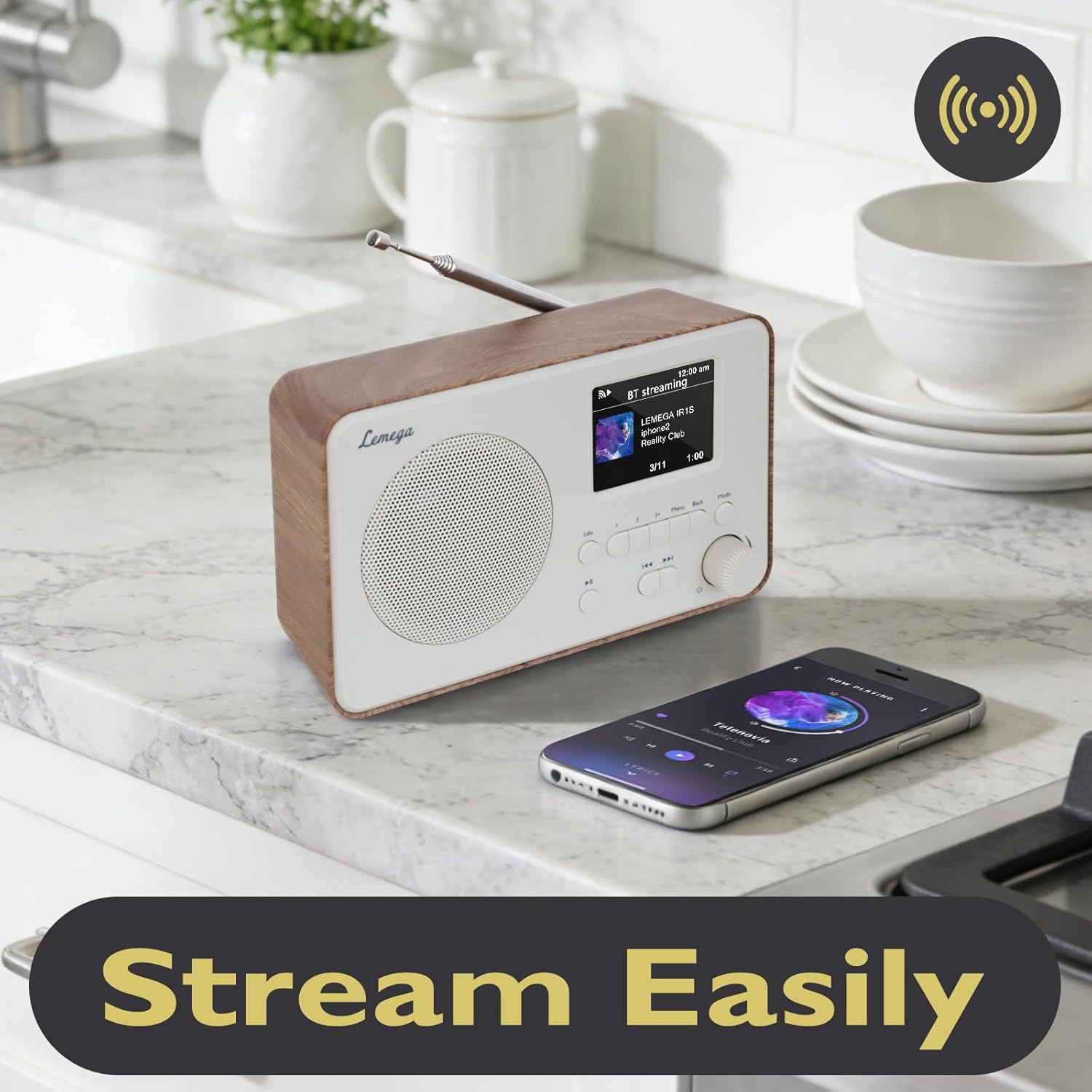 Radio por Internet Lemega IR1S con Bluetooth y FM 📻 - Imagen 3