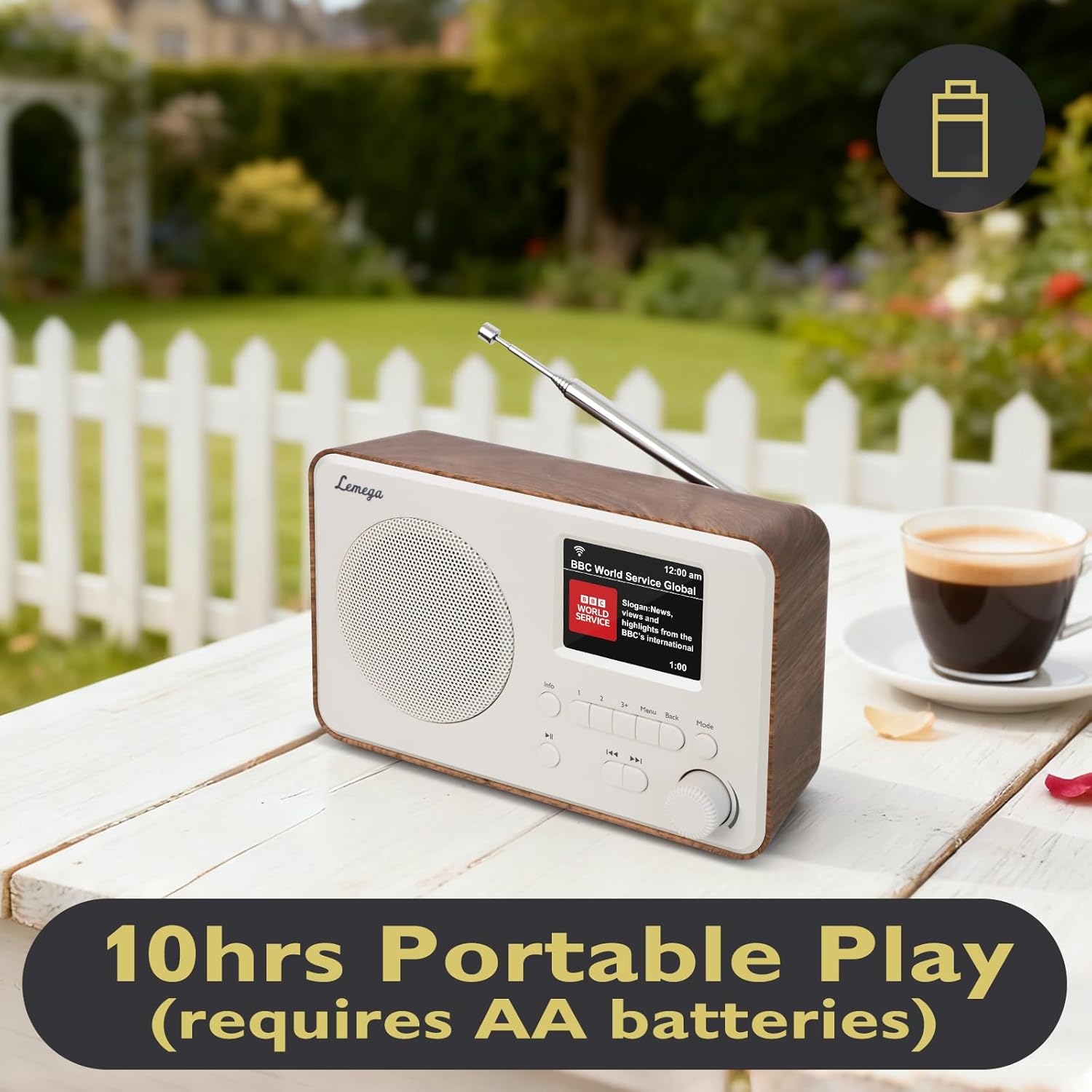 Radio por Internet Lemega IR1S con Bluetooth y FM 📻 - Imagen 5