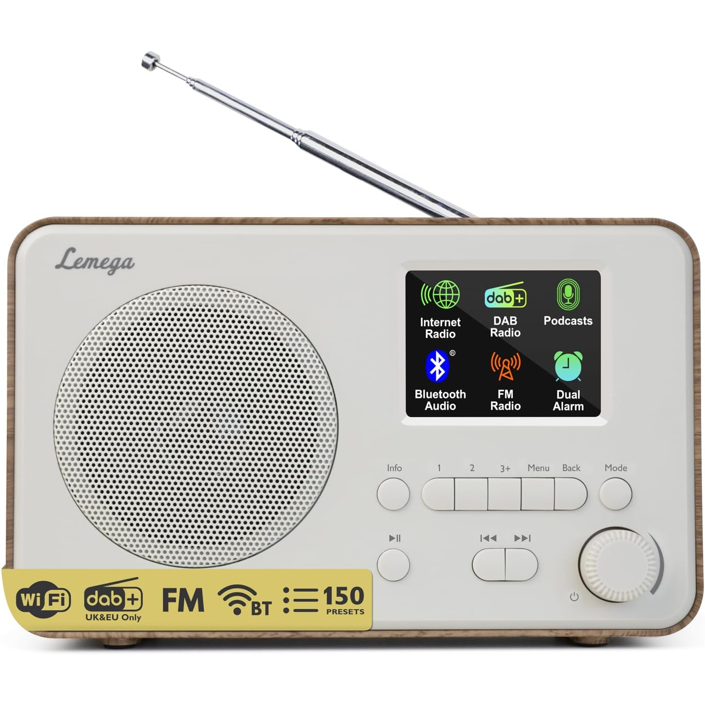 Radio por Internet Lemega IR1S con Bluetooth y FM 📻