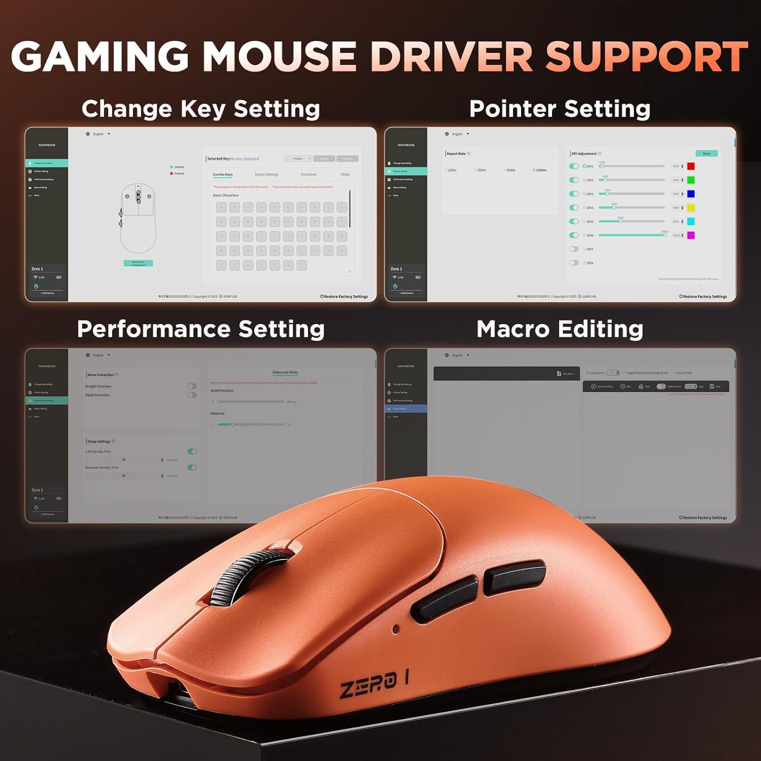 Ratón Inalámbrico para Juegos Zero 1 Pro 🖱️ - Imagen 9