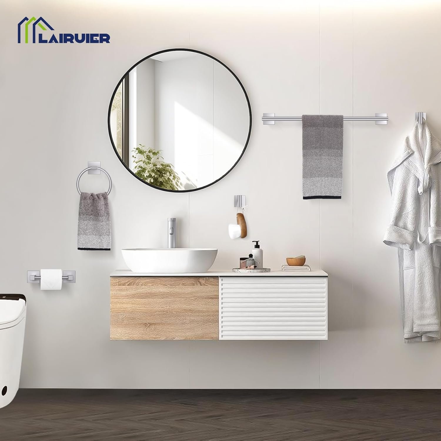 Set de Accesorios de Baño de 5 Piezas - Imagen 2
