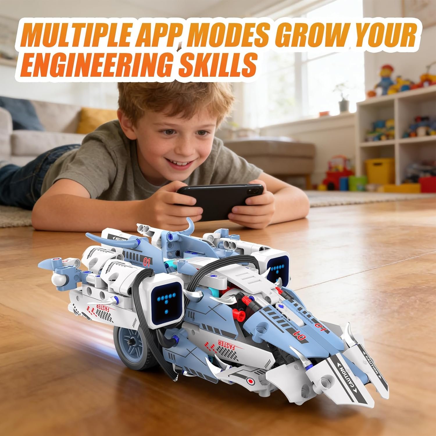 Set de Construcción de Robots STEM 5 en 1 para Niños 🚀 - Imagen 3
