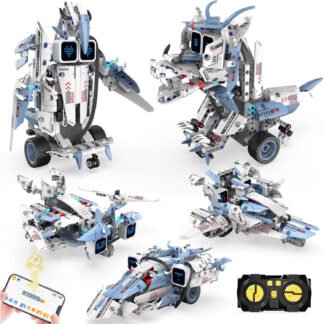 Set de Construcción de Robots STEM 5 en 1 para Niños 🚀
