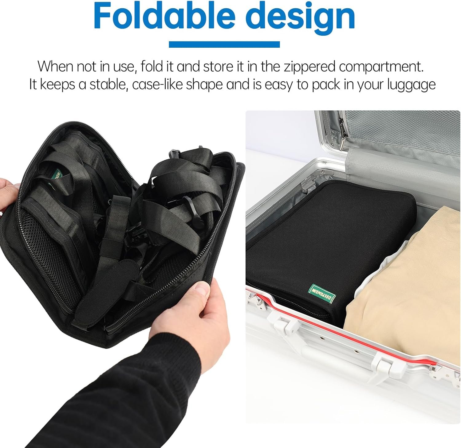Sistema de Correas para Mochila Plegable Premium - Imagen 3