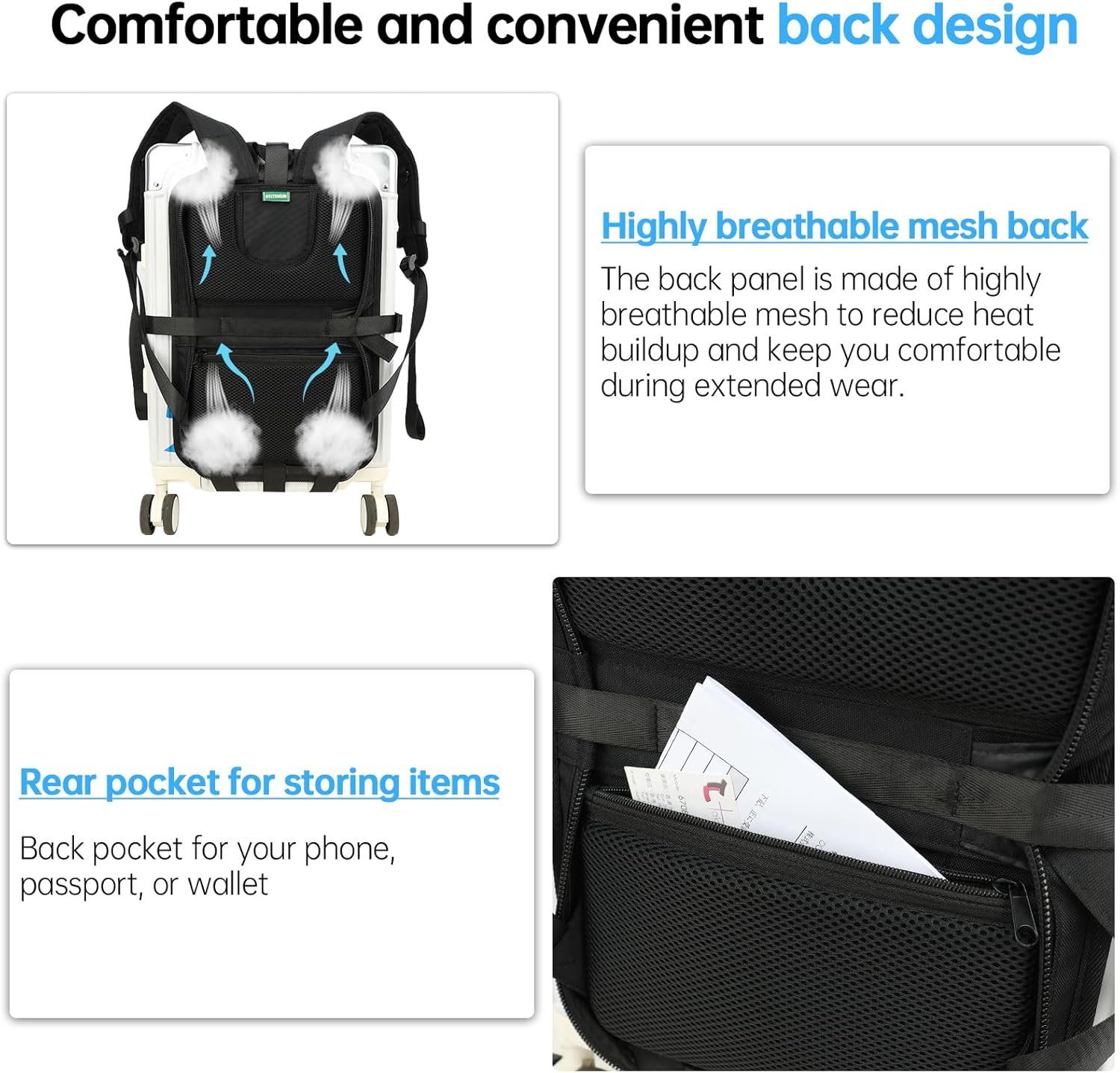 Sistema de Correas para Mochila Plegable Premium - Imagen 7