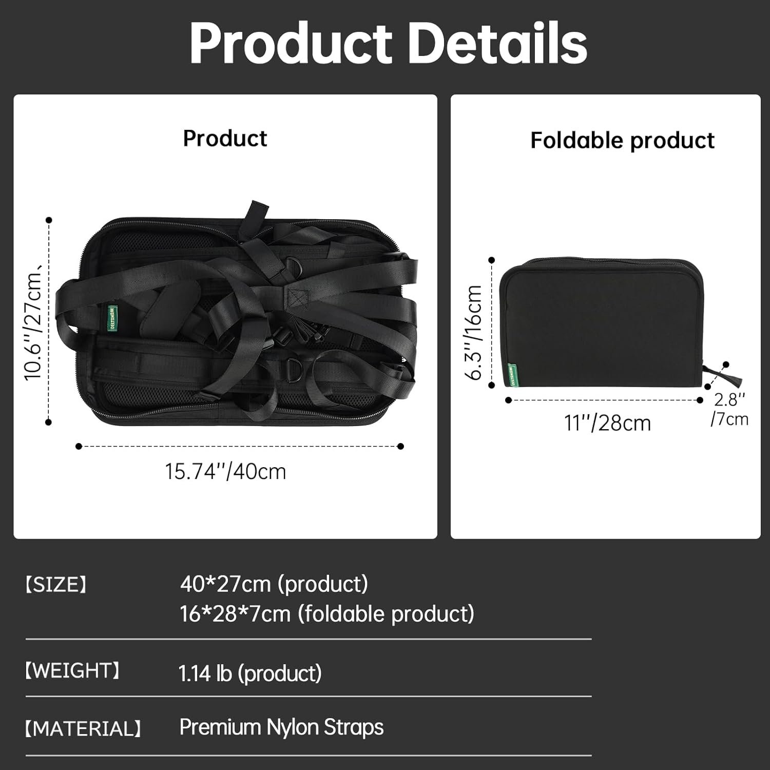 Sistema de Correas para Mochila Plegable Premium - Imagen 9