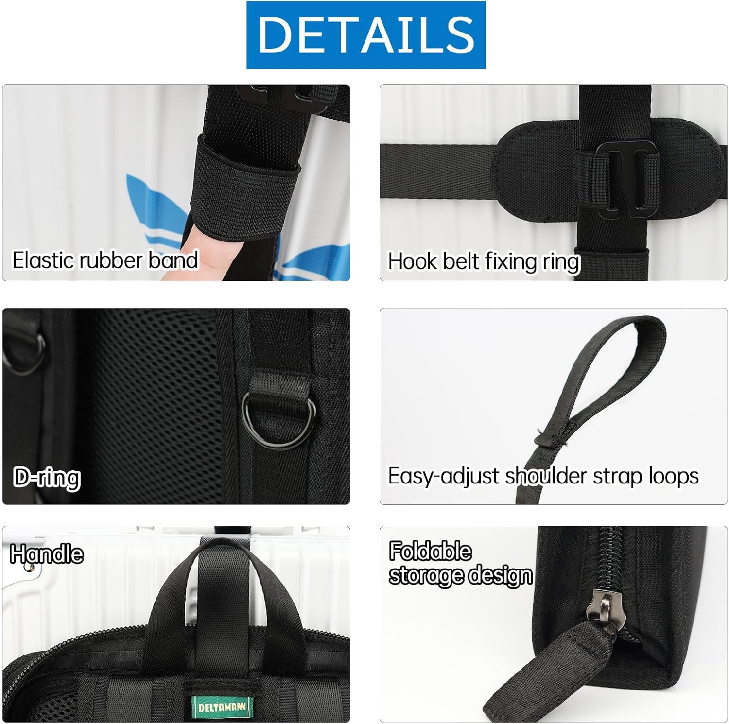 Sistema de Correas para Mochila Plegable Premium - Imagen 10