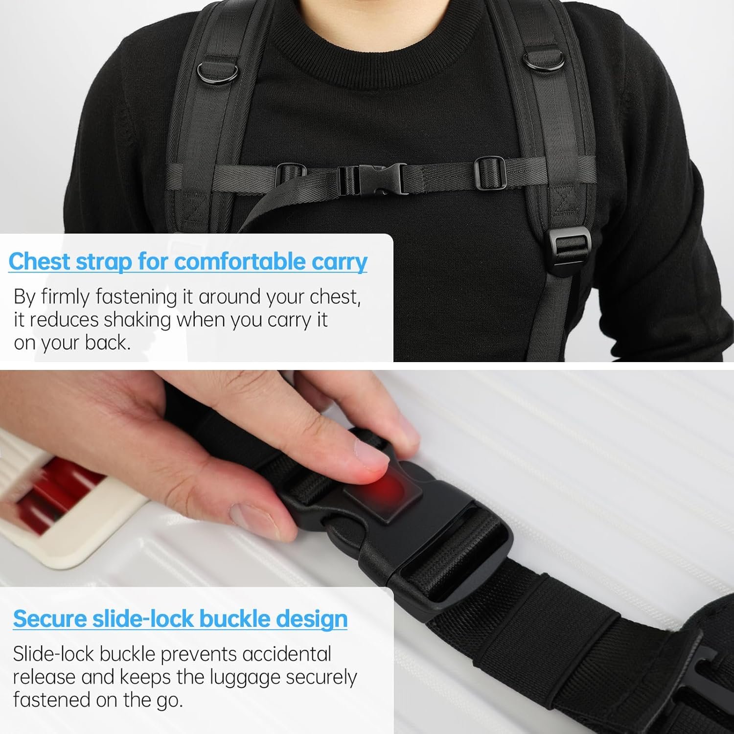 Sistema de Correas para Mochila Plegable Premium - Imagen 12