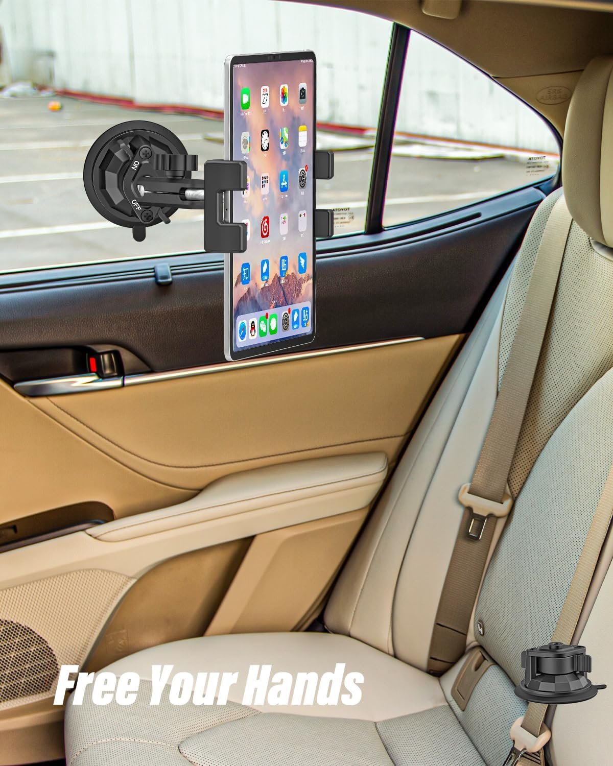 Soporte para Tablet y Teléfono con Ventosa Fuerte y Brazo Ajustable 📱 - Imagen 5