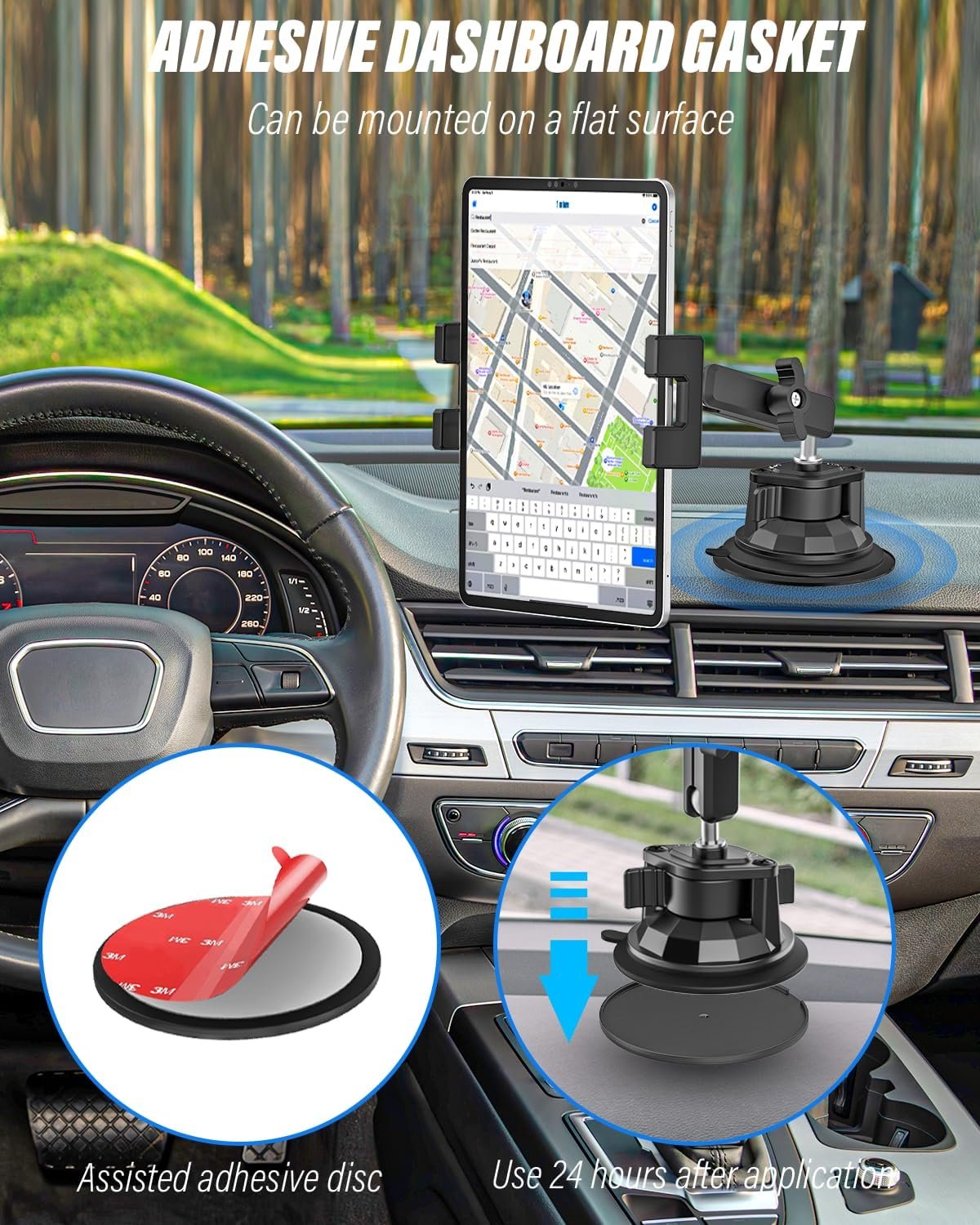 Soporte para Tablet y Teléfono con Ventosa Fuerte y Brazo Ajustable 📱 - Imagen 6