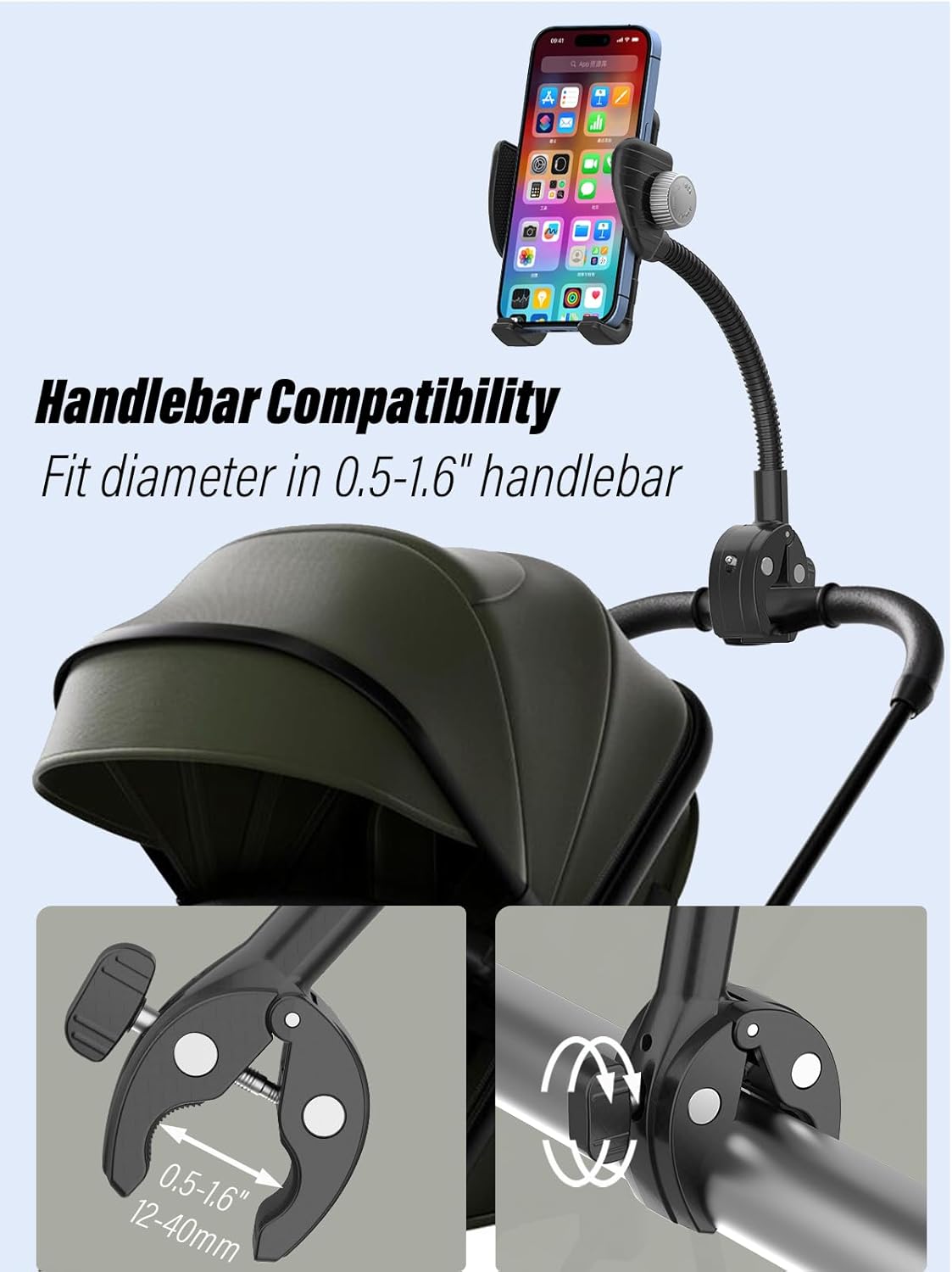 Soporte de Teléfono para Trotadora y Bicicleta 🚴♂️📱 - Imagen 4