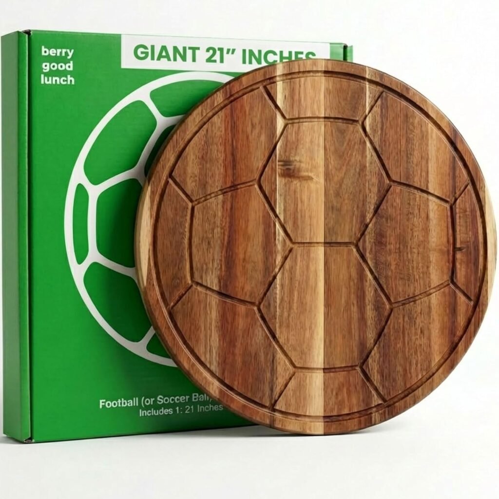 Tabla de Charcutería en Forma de Balón de Fútbol ⚽