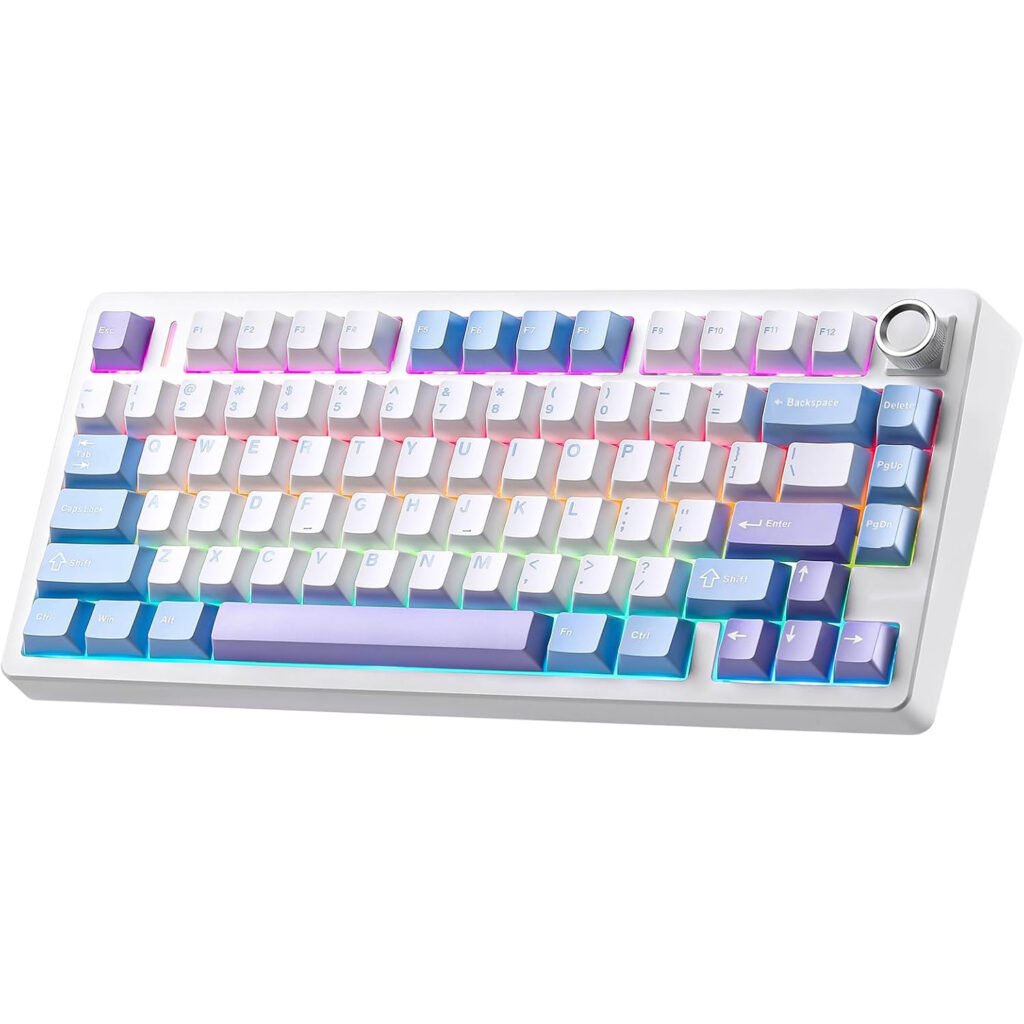 Teclado Mecánico Inalámbrico N75 V2 con RGB y Knob 🎮