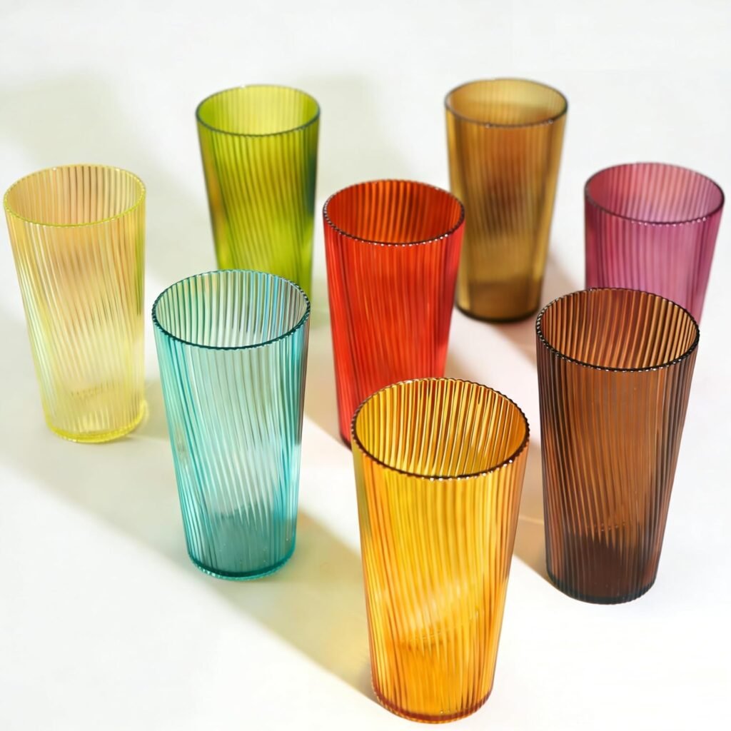 Vasos de Plástico Irrompibles de 19oz - Set de 8