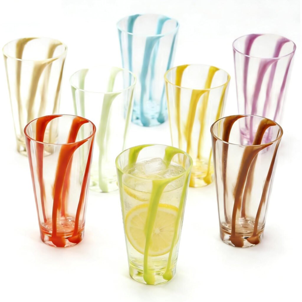 Vasos de Plástico Reutilizables (Juego de 8) 22oz