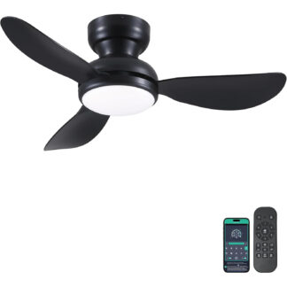 Ventilador de Techo 36 Pulgadas con Luz y Control Remoto