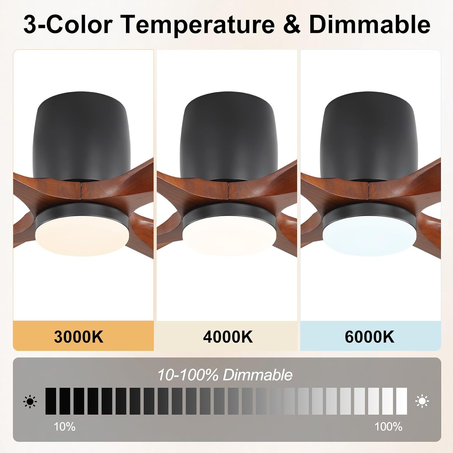 Ventilador de Techo 48 pulgadas con Luz y Control Remoto 🌬️ - Imagen 8