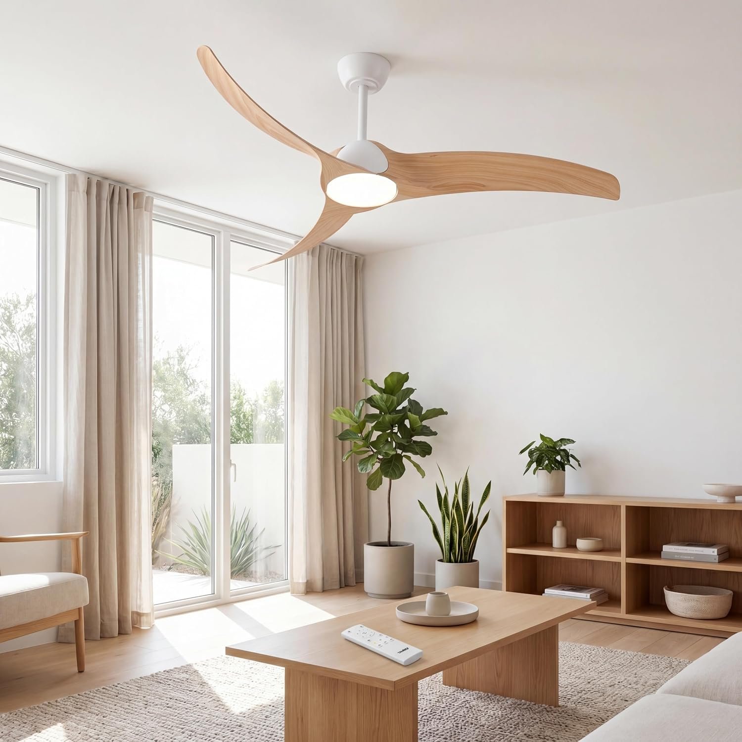 Ventilador de Techo de 52 pulgadas con Luz y Control Remoto 🌬️💡 - Imagen 9