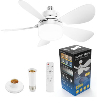 Ventilador de Techo con Luz y Control Remoto 🌬️💡