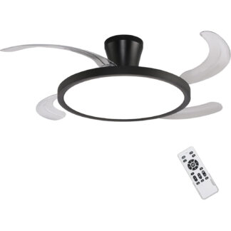 Ventilador de Techo Retráctil con Luz y Control Remoto de 48 pulgadas
