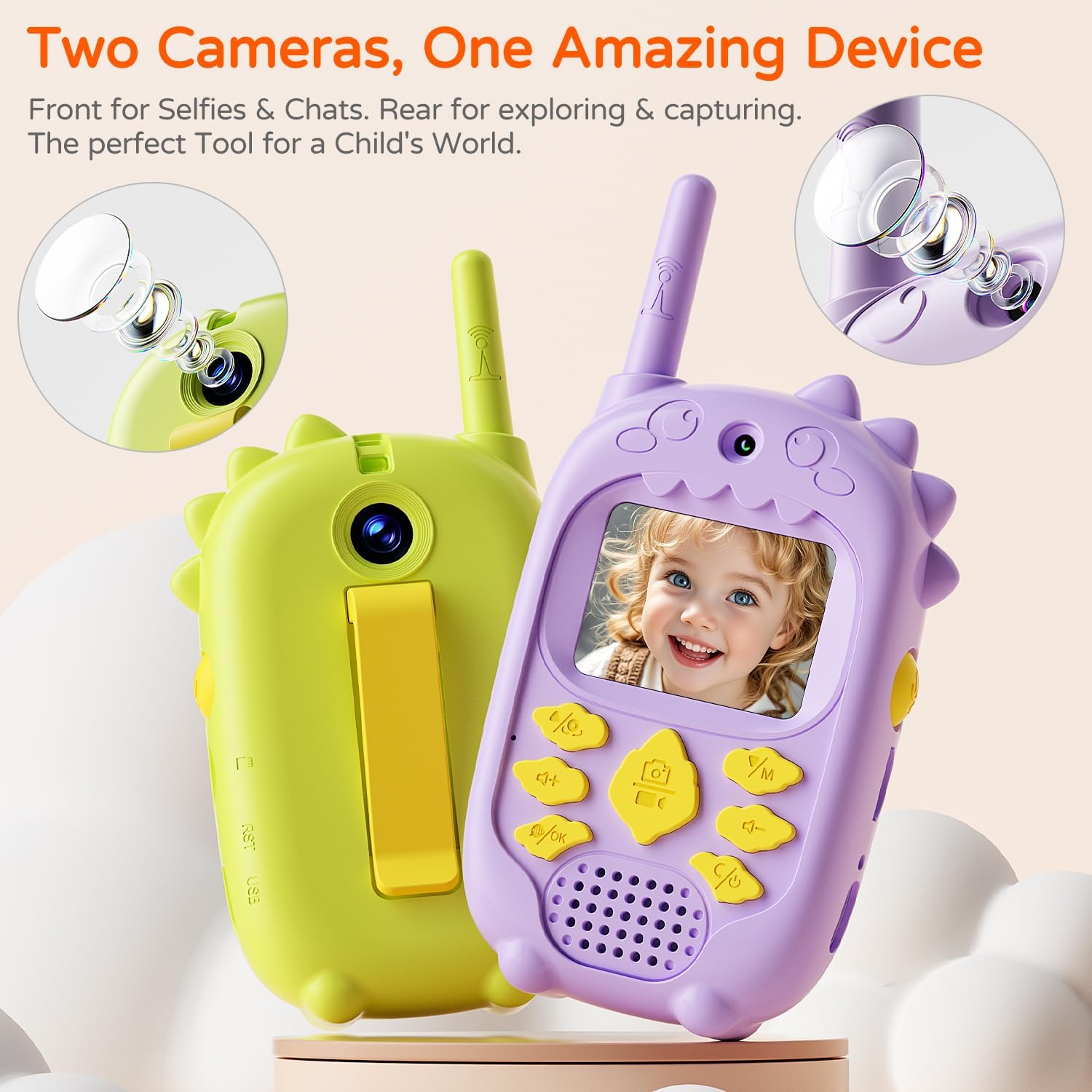 Walkie Talkies para Niños con Cámaras Duales 📷 - Imagen 4