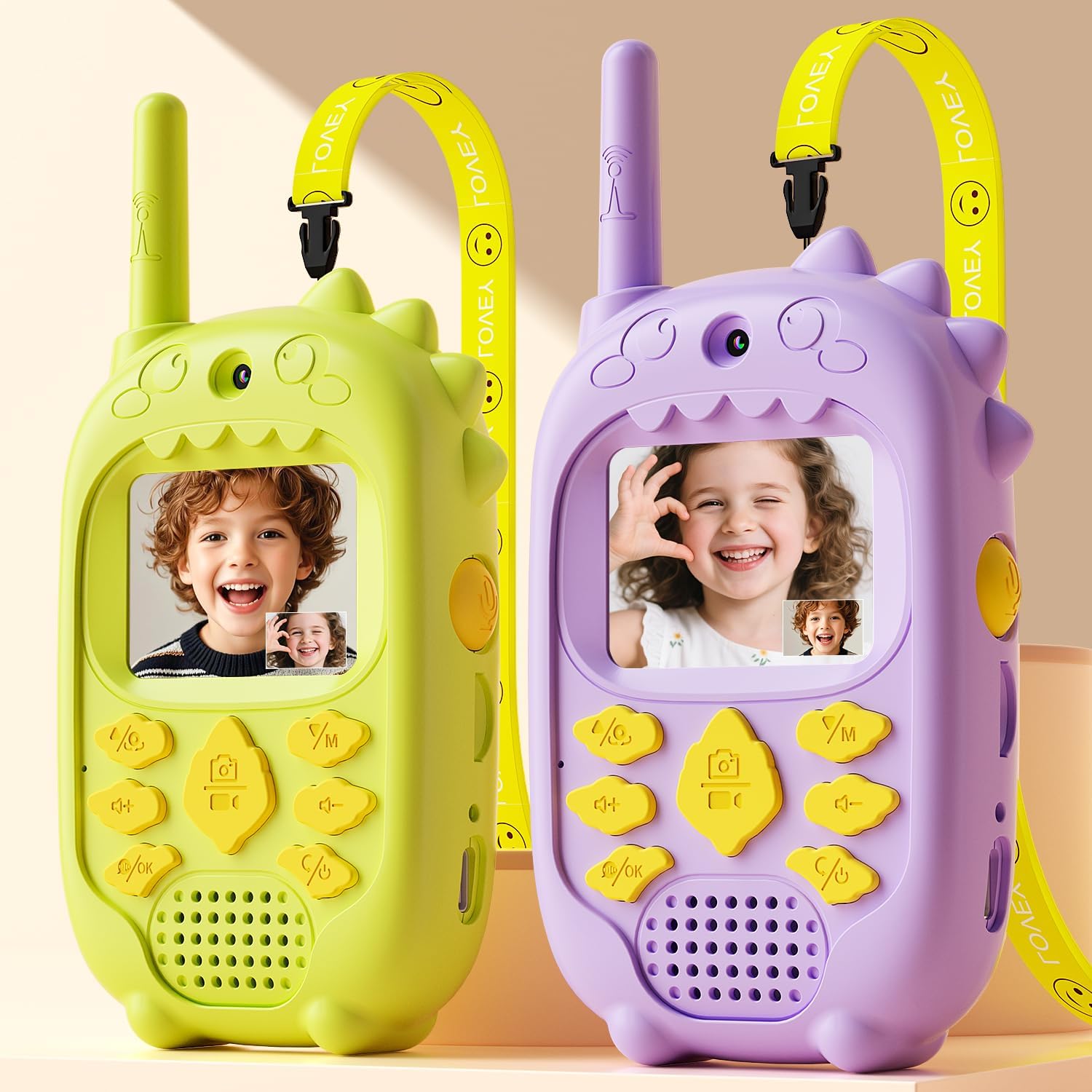 Walkie Talkies para Niños con Cámaras Duales 📷