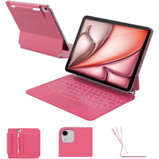 Funda con Teclado para iPad Air 11 pulgadas y Pro 11 pulgadas 🌟