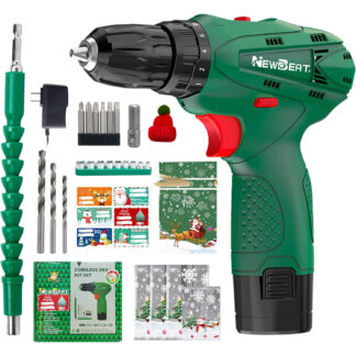 Taladro Inalámbrico 12V con Batería y Cargador 🔧
