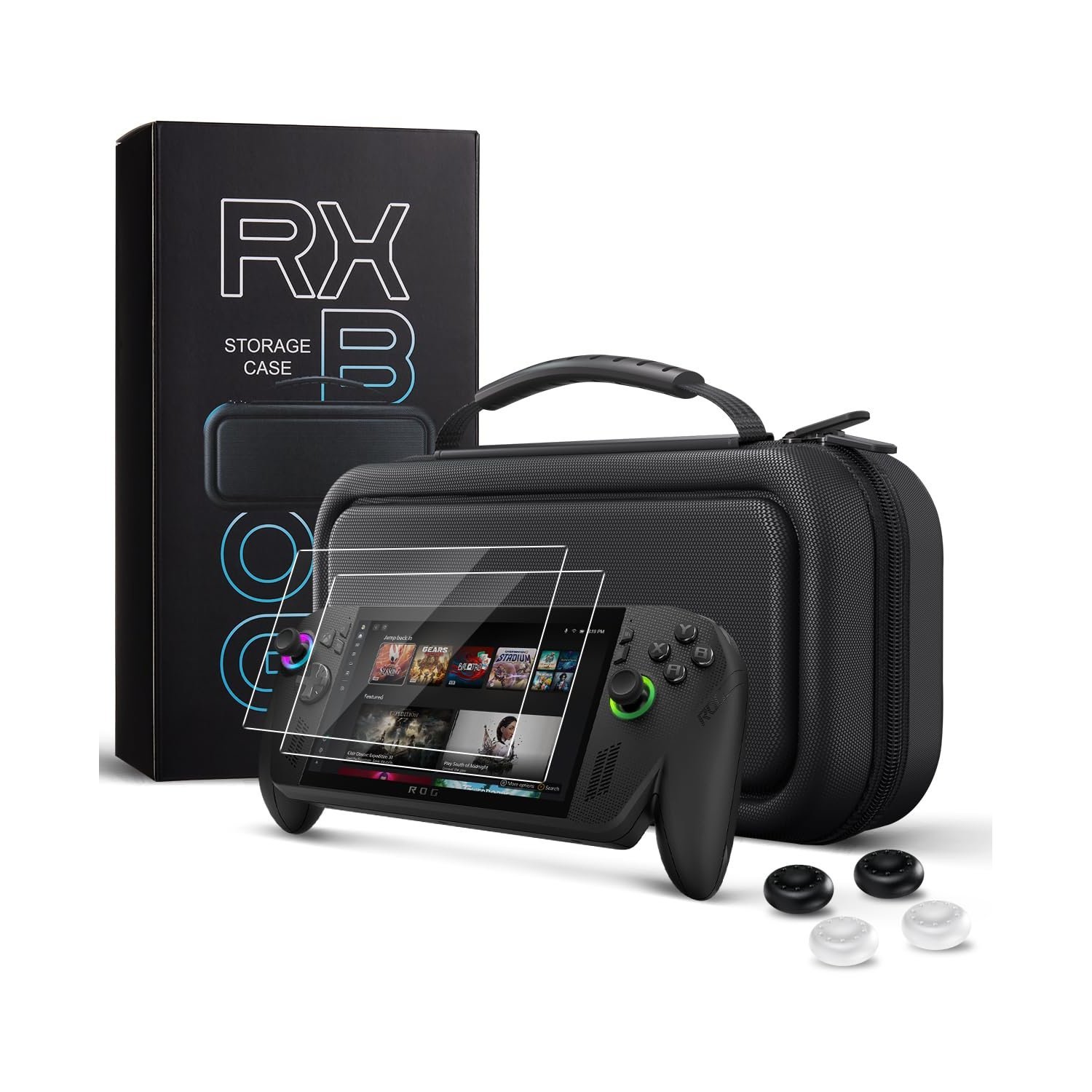 Estuche rígido para ASUS ROG Xbox Ally y Ally X con accesorios